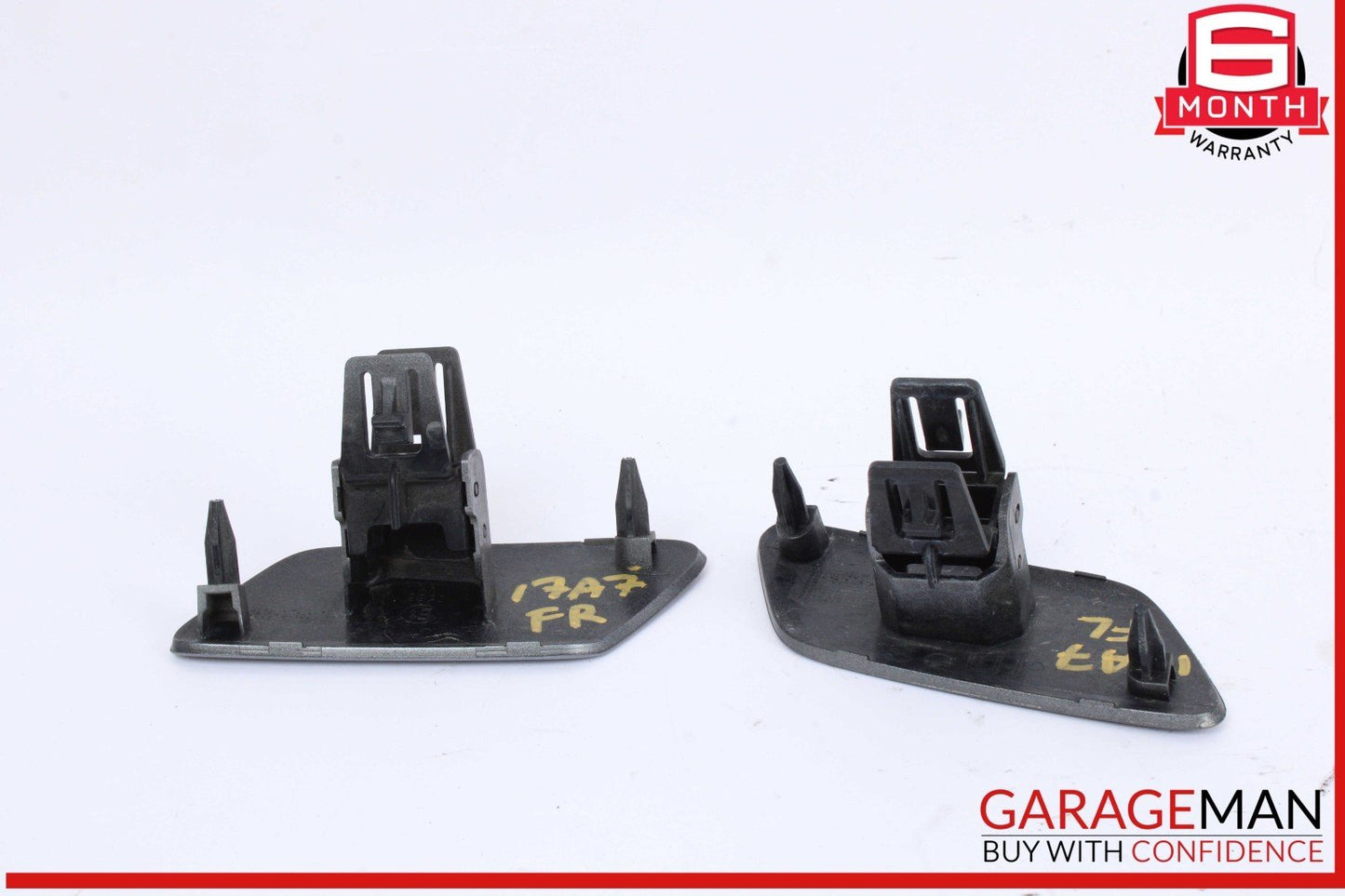16-18 Audi A7 S7 Front Left and Right Side Head Light Washer Cover Silver OEM