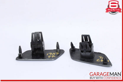 16-18 Audi A7 S7 Front Left and Right Side Head Light Washer Cover Silver OEM