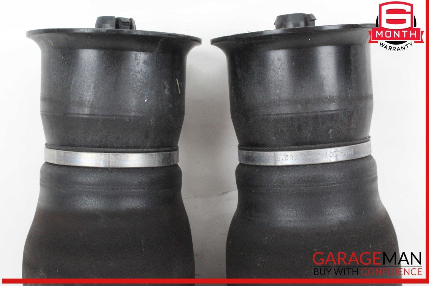 14-18 BMW X5 F15 X6 Rear Left and Right Side Air Suspension Spring Set OEM