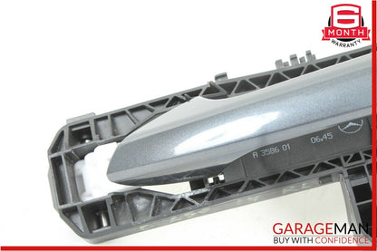 08-14 Mercedes W204 C250 Rear Left Driver Side Exterior Door Handle Gray OEM