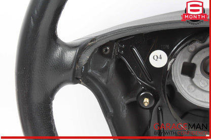 00-03 Mercedes W210 E320 E430 CLK320 4 Spoke Driver Steering Wheel Black OEM