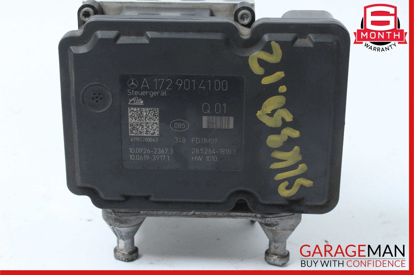 12-15 Mercedes R172 SLK350 GLK350 C300 ABS Anti Lock Pump Brake Module OEM