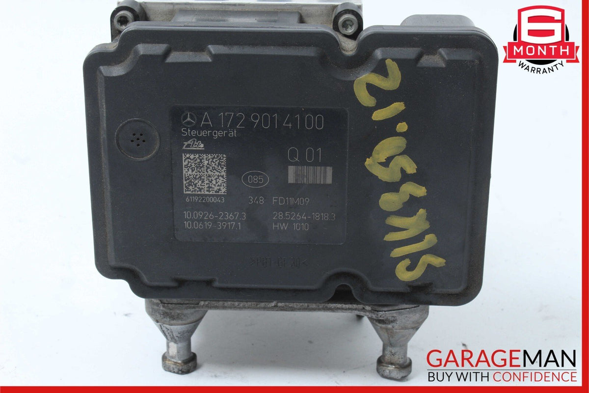 12-15 Mercedes R172 SLK350 GLK350 C300 ABS Anti Lock Pump Brake Module OEM