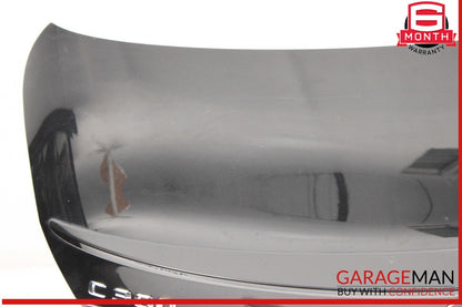 15-21 Mercedes W205 C300 C43 C63 AMG Rear Trunk Lid Shell Cover Panel Black OEM