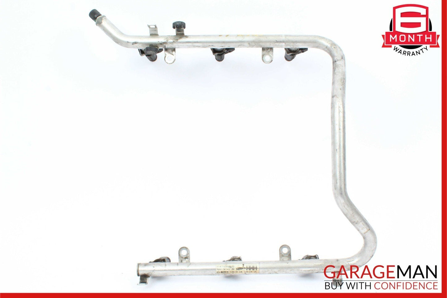 98-00 Mercedes W210 E320 CLK320 Fuel Injector Injection Rail w/ Fuel Injectors