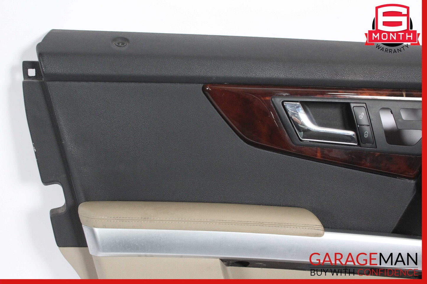 10-15 Mercedes X204 GLK350 GLK250 Front Left Driver Side Interior Door Panel OEM