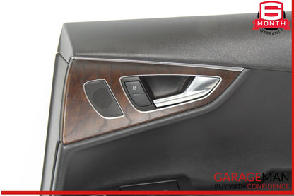 12-18 Audi A7 Rear Right Passenger Side Interior Door Panel Trim Cover OEM