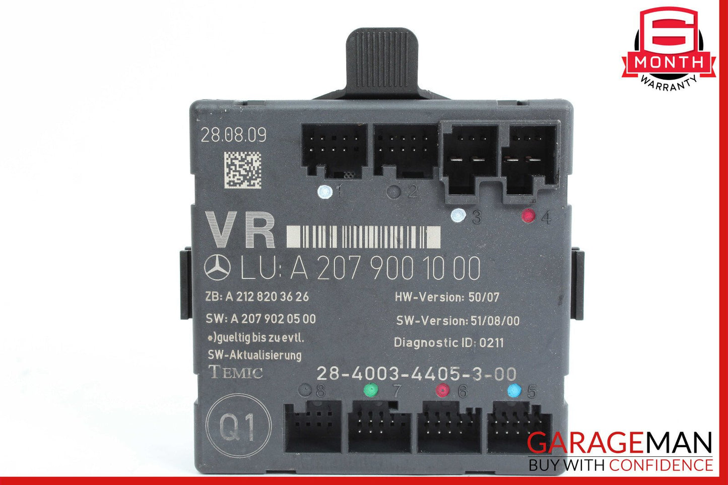 10-13 Mercedes W207 E350 Coupe Front Right Side Door Control Module 2079001000
