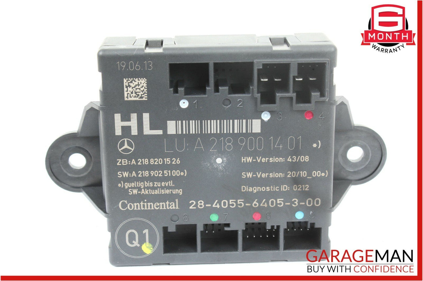 08-14 Mercedes W204 C250 C350 Rear Left Driver Side Door Control Module Unit OEM