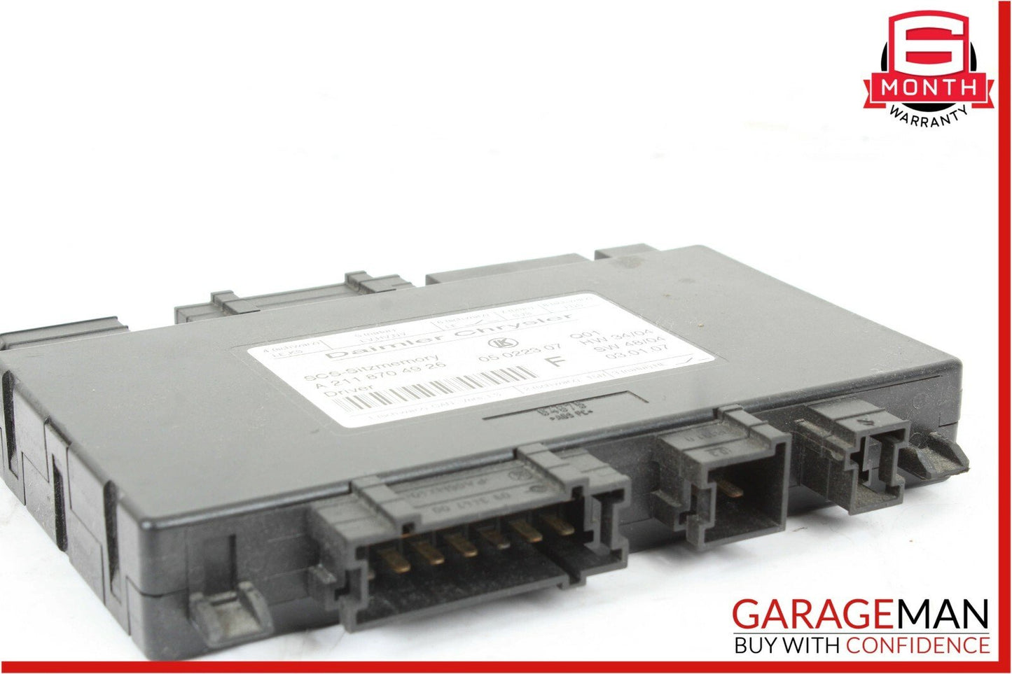 03-11 Mercedes W211 E350 CLS550 GL550 Front Left Side Under Seat Control Module