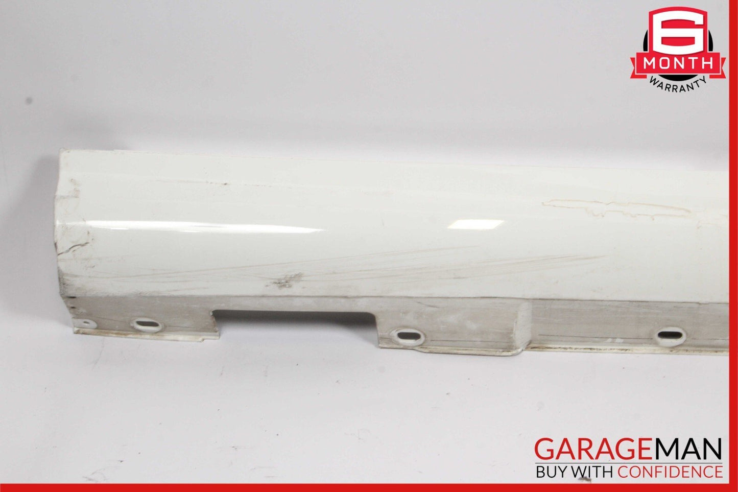 12-14 Mercedes W204 C350 Coupe Sport Right Side Rocker Skirt Molding Polar White