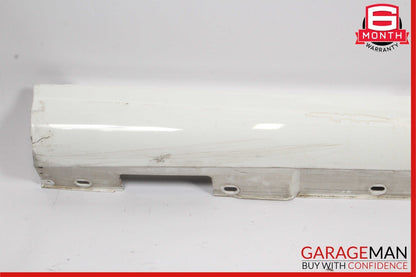 12-14 Mercedes W204 C350 Coupe Sport Right Side Rocker Skirt Molding Polar White