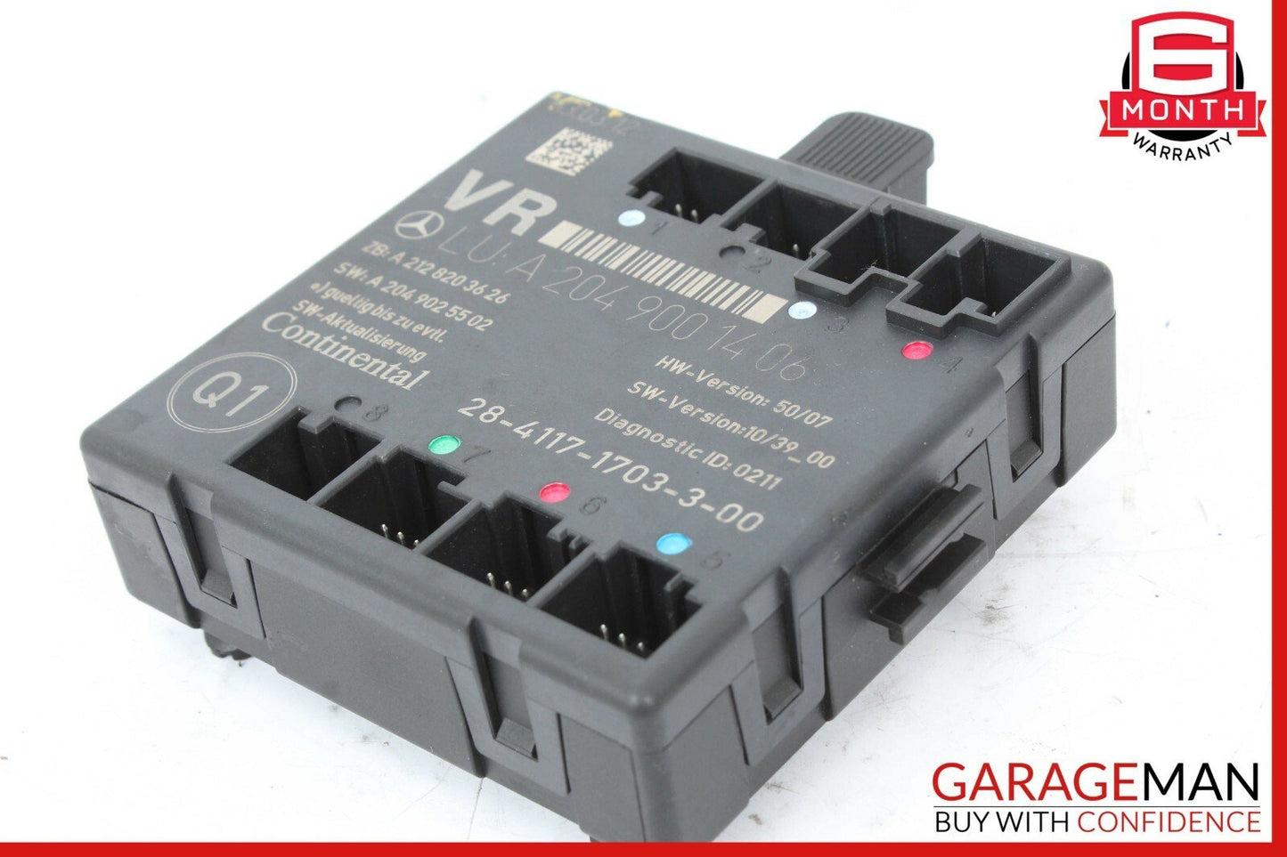 12-15 Mercedes W204 C250 C350 Coupe Front Right Side Door Control Module Unit