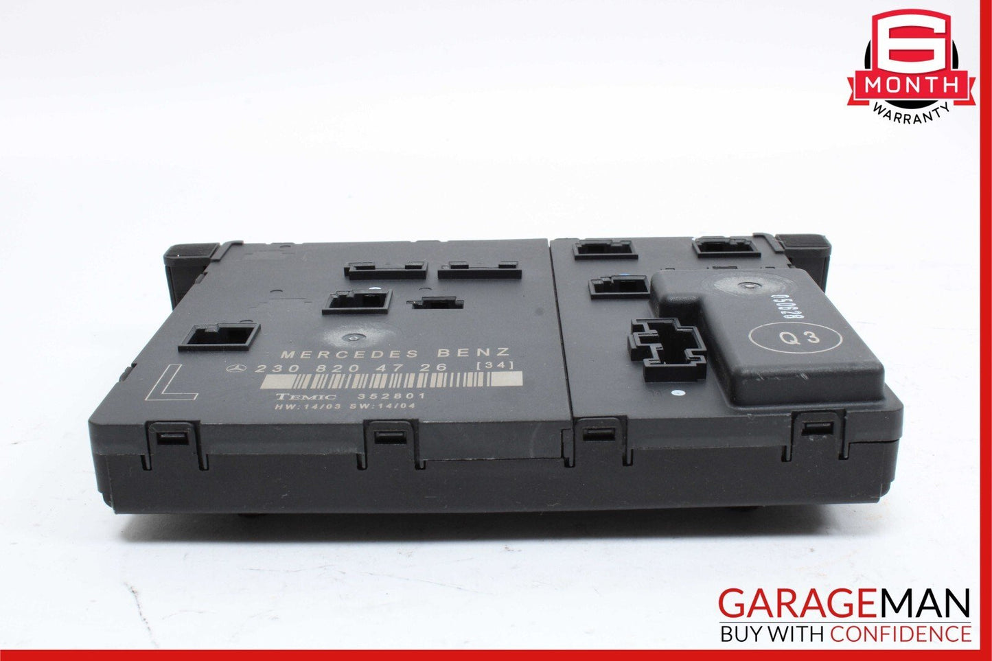 03-12 Mercedes R230 SL500 SL55 AMG Front Left Door Control Module 2308204726 OEM