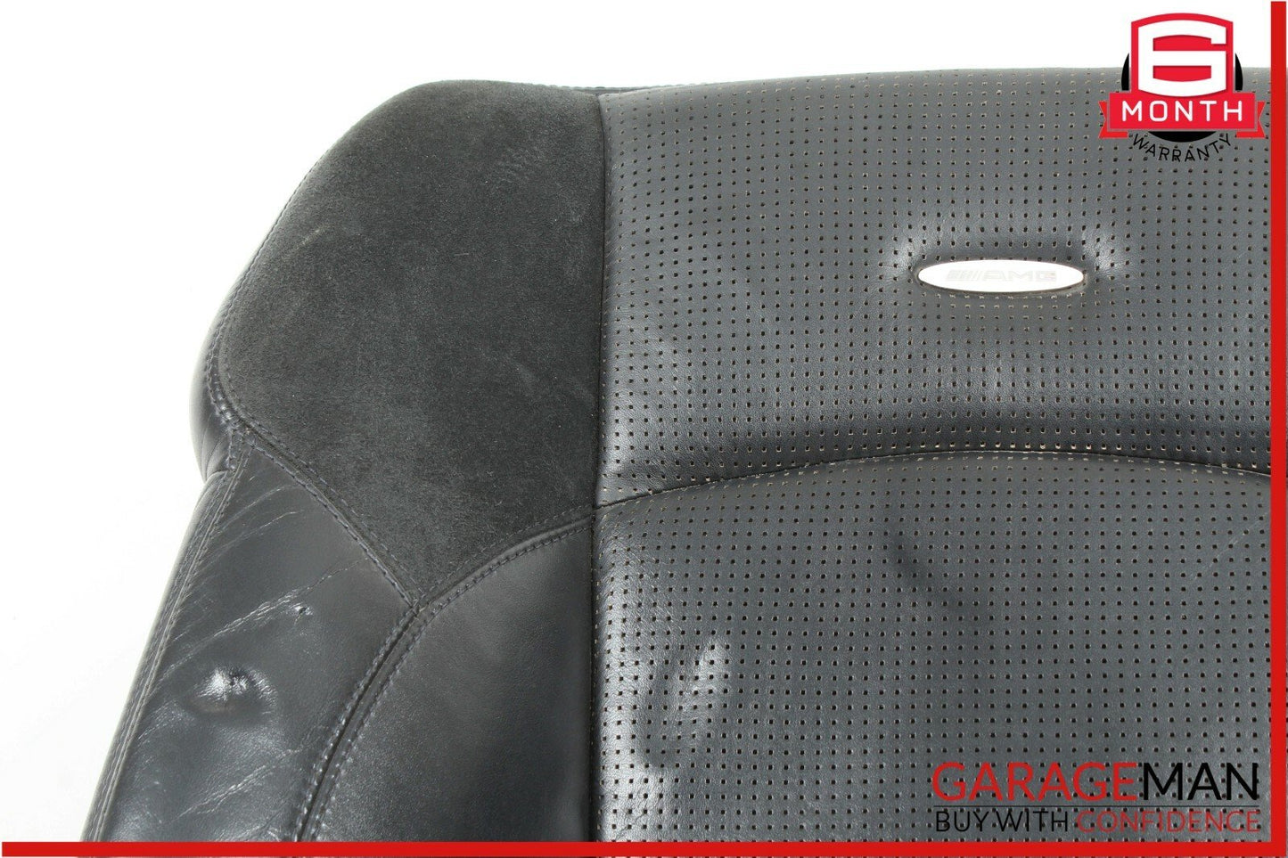 06-11 Mercedes W219 CLS55 AMG Front Right / Left Top Upper Seat Cushion Black