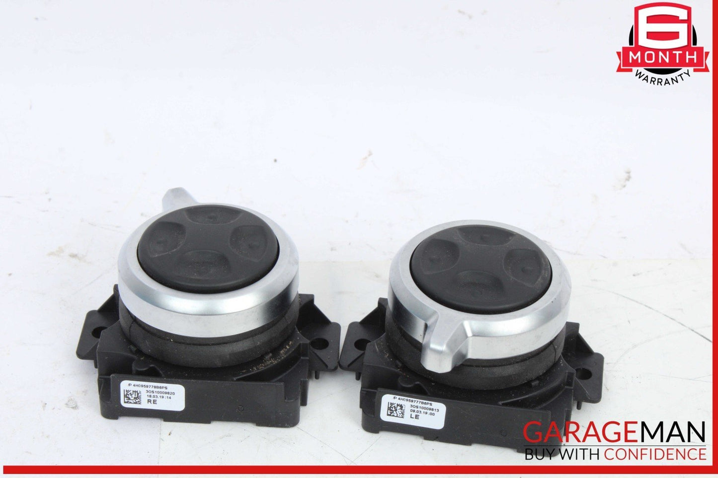 18-24 Audi S5 Front Left and Right Lumbar Seat Control Switch 4H0959777 Genuine
