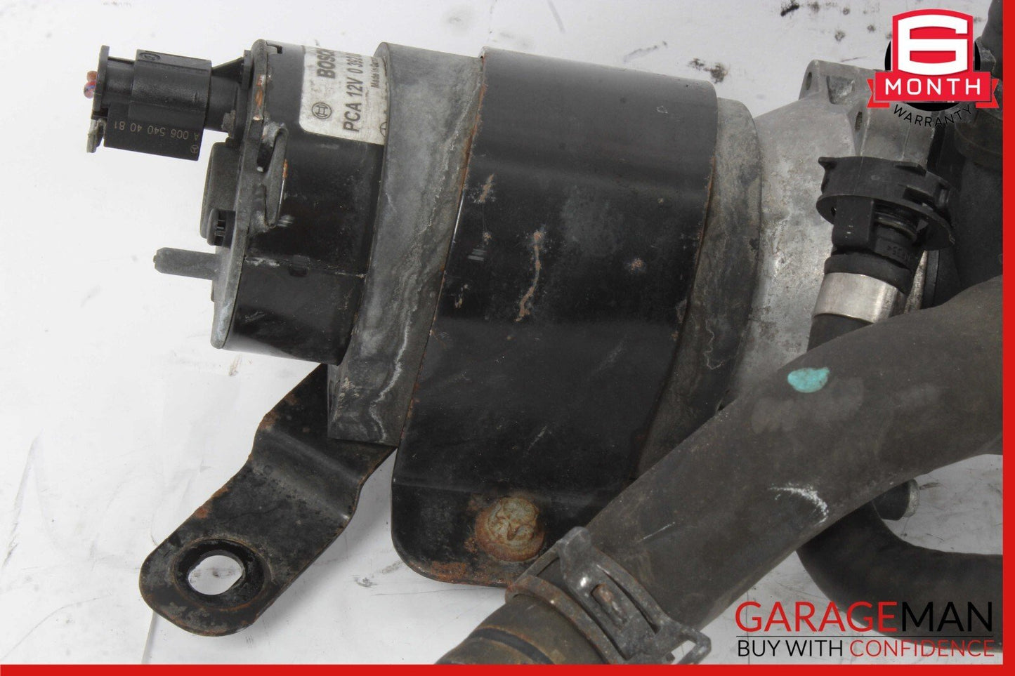 02-19 Mercedes W166 ML400 AUX Auxiliary Circulation Water Pump w/ Hose Pipe Line