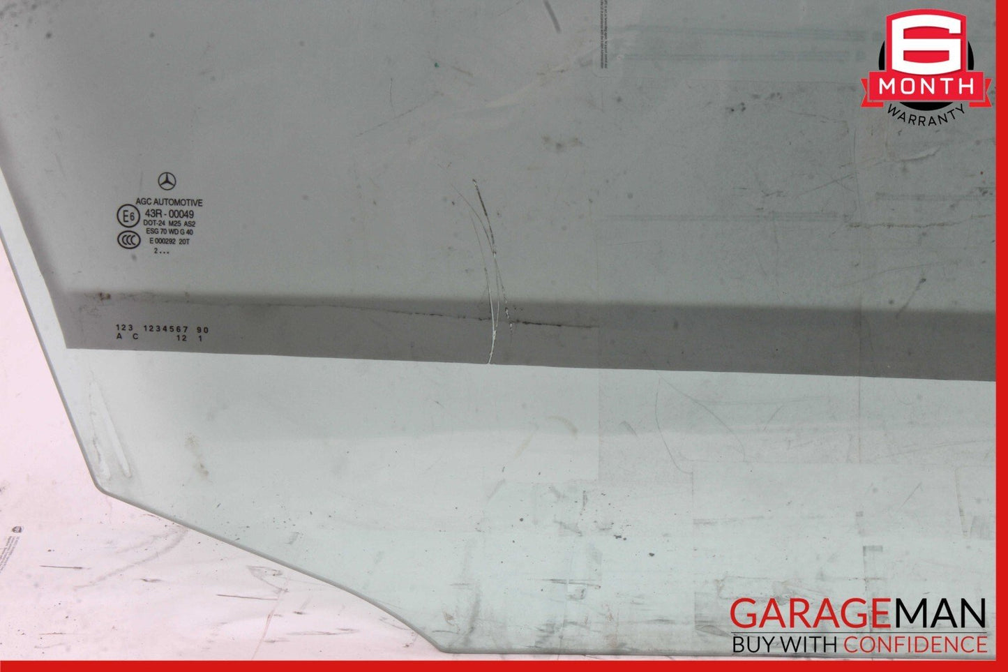 08-15 Mercedes W204 C250 C300 C350 Front Right Side Door Window Auto Glass OEM