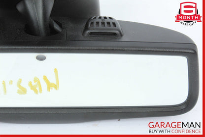 14-17 Maserati Ghibli Interior Upper Rear View Mirror Assembly Black OEM