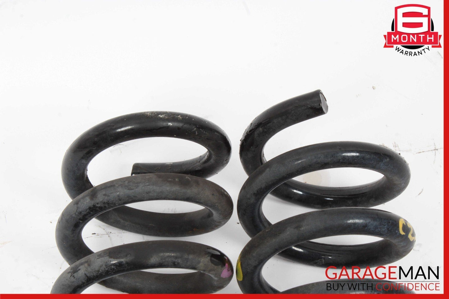08-14 Mercedes W204 C250 Rear Left & Right Shock Absorber Coil Spring Set OEM
