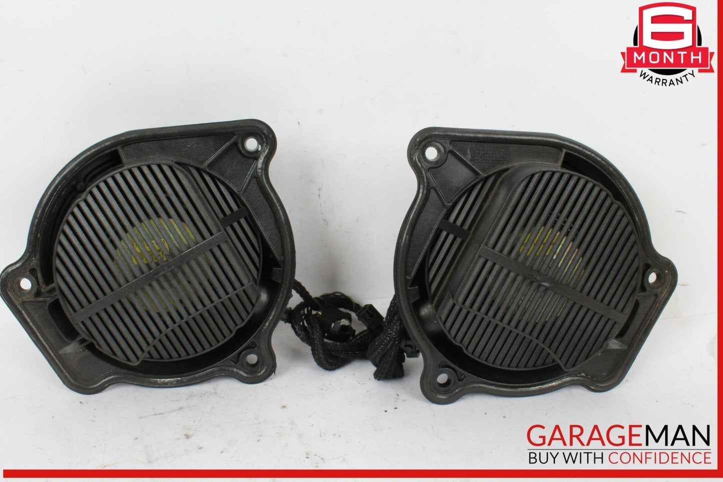 00-06 Mercedes W220 S500 Rear Left & Right Side Door Audio Sound Speaker Set OEM
