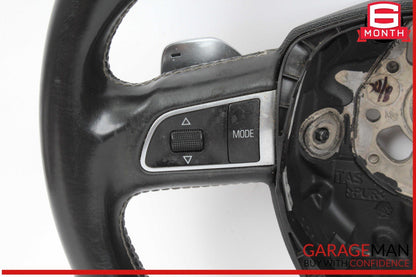 09-12 Audi S4 Front Left Driver Side Steering Wheel w/ Paddle Shifters OEM