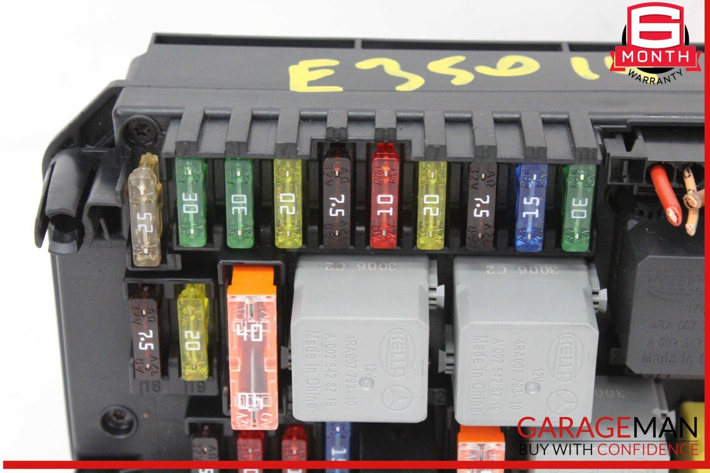 10-20 Mercedes W212 E350 GLK350 CLS550 Front SAM Module Relay Fuse Box OEM