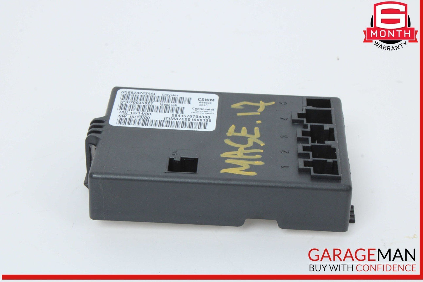 14-20 Maserati Ghibli Front Right Side Seat Control Module Unit OEM
