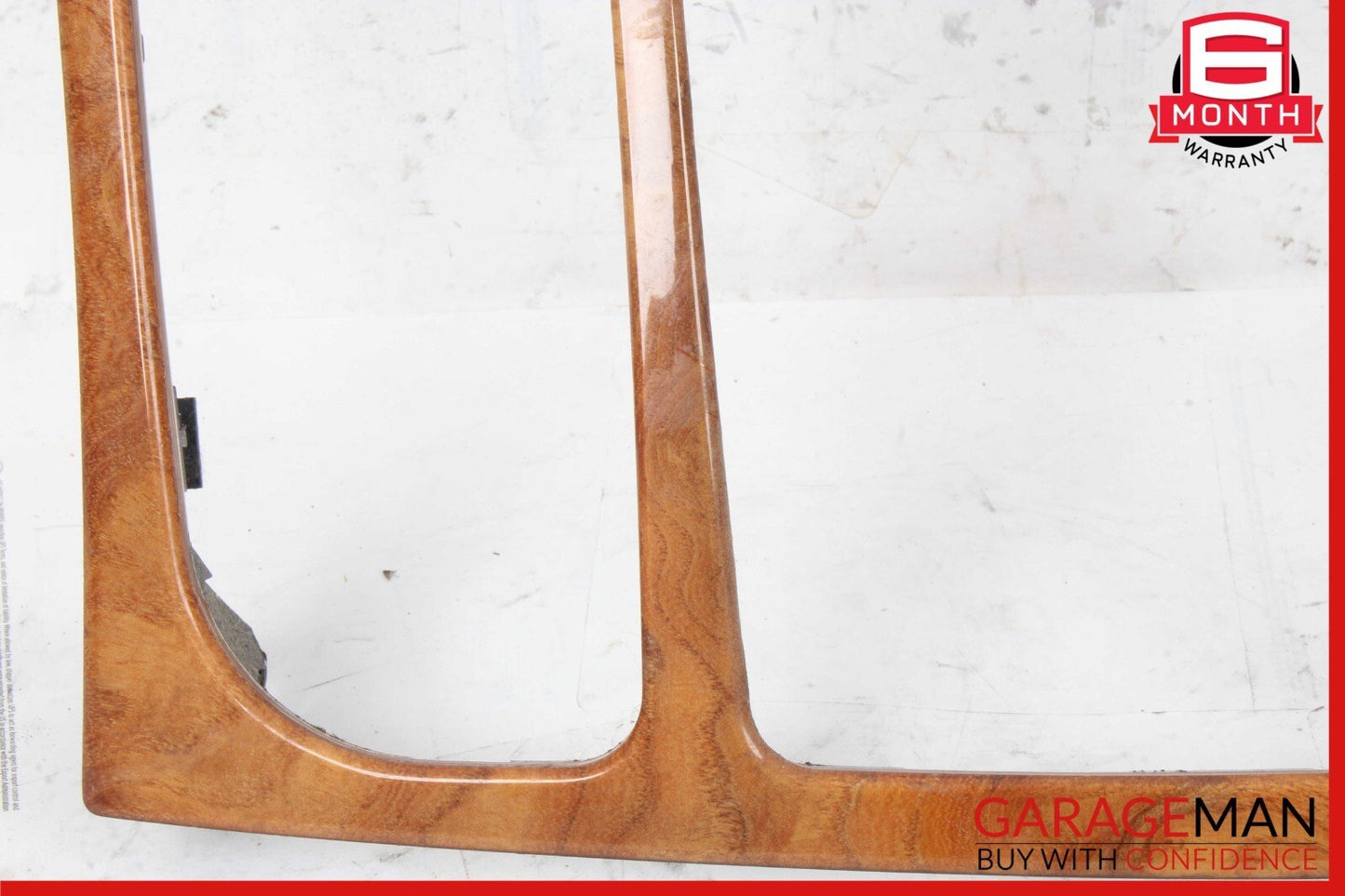03-04 Mercedes W209 CLK500 CLK55 AMG Center Console Trim Bezel Cover Wood