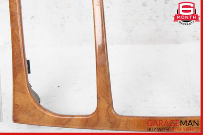 03-04 Mercedes W209 CLK500 CLK55 AMG Center Console Trim Bezel Cover Wood