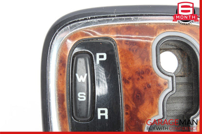 00-06 Mercedes W220 S500 Floor Gear Shifter Bezel Trim Indicator Bezel Wood OEM