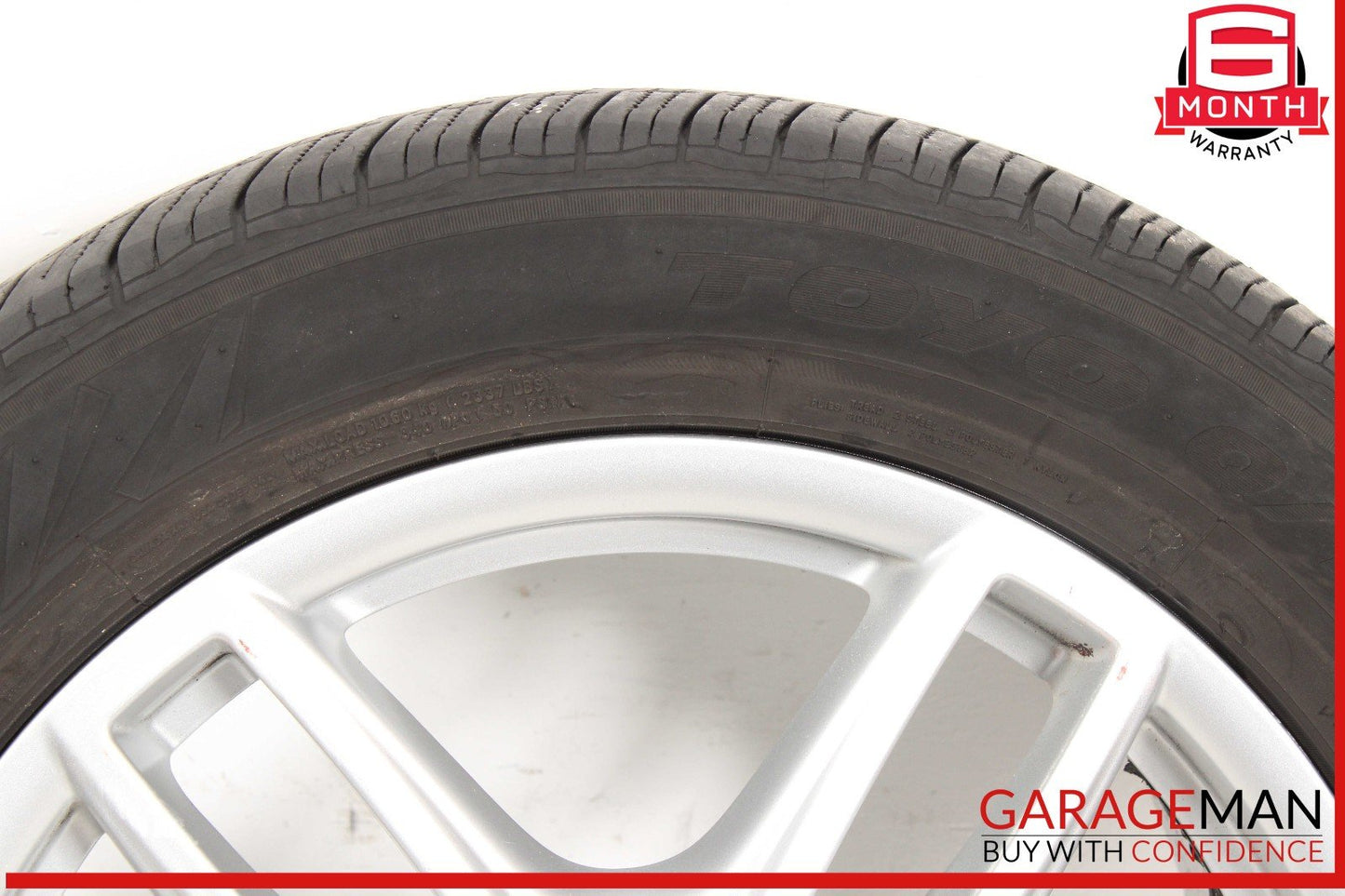 11-18 Porsche Cayenne 958 8.5Jx19 19" R19 Wheel Tire Rim Silver 7P5601025A