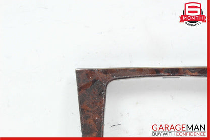 09-12 Mercedes GLK350 Center Console Shift Shifter Bezel Trim Wood 2046801207