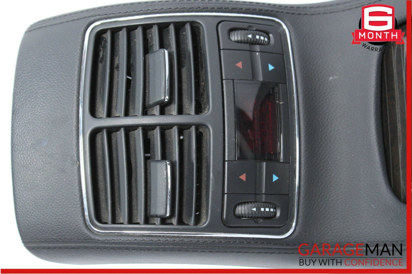 06-11 Mercedes W219 CLS550 Rear Center Console Armrest Storage Tray Assembly