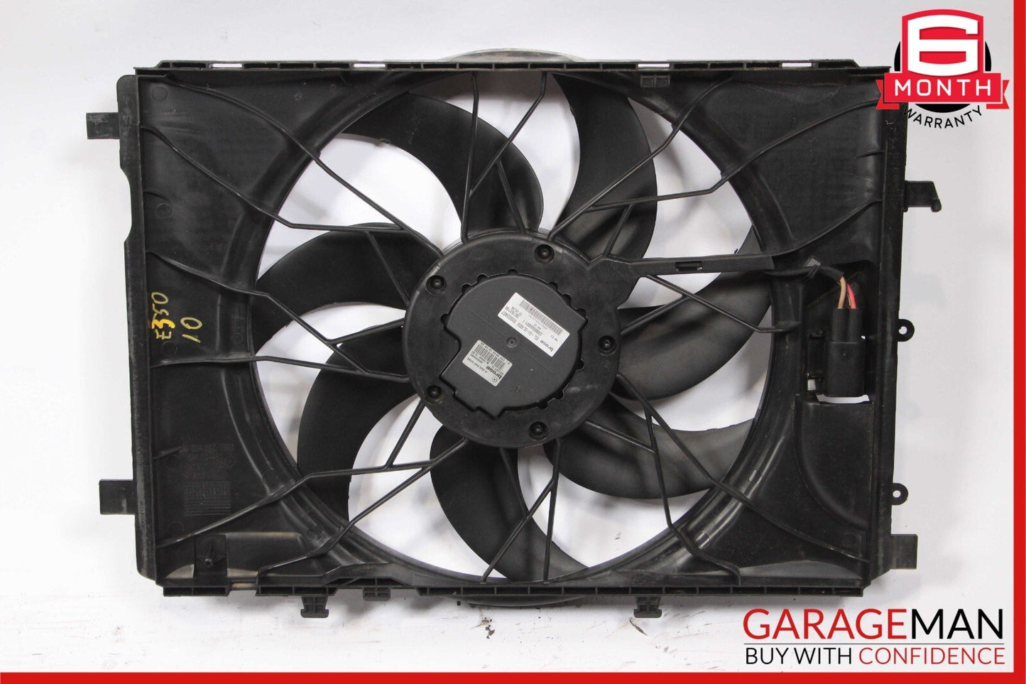 08-16 Mercedes W204 C300 E350 Engine Radiator Cooling Fan Motor Shroud Assy