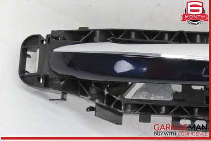 15-20 Mercedes W205 C300 Front Left Driver Side Exterior Door Handle Blue OEM