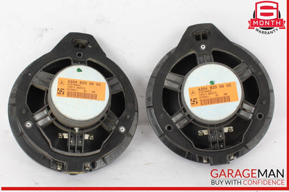 08-18 Mercedes W204 C250 C300 Rear Door Audio Speaker Logic 7 Set of 2 OEM