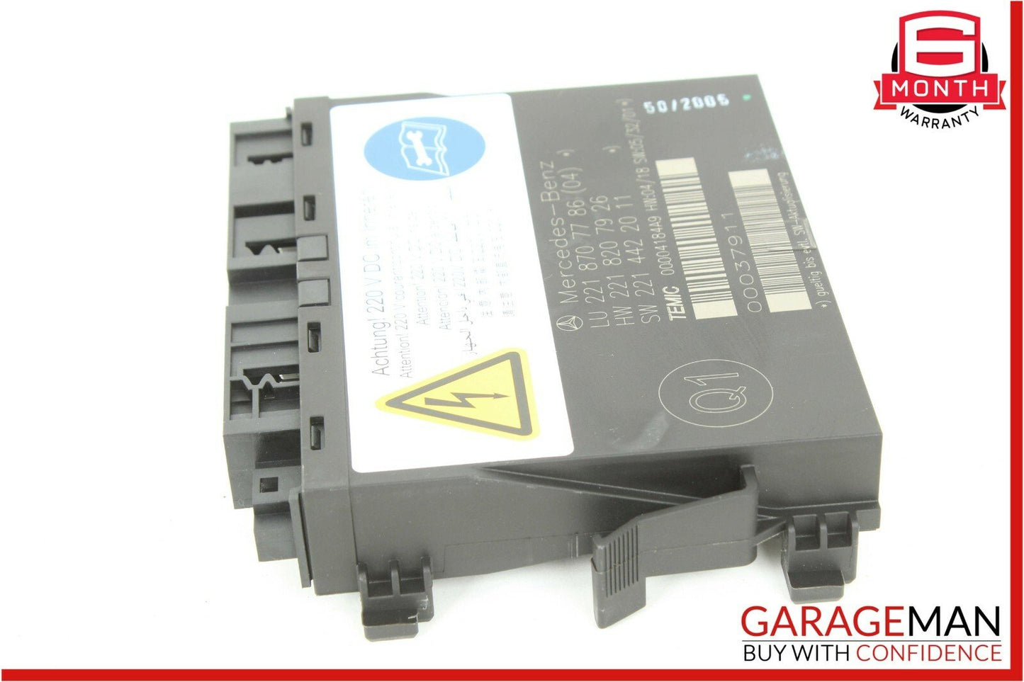 07-09 Mercedes W221 S550 S600 Front Right or Left Seat Computer Control Module