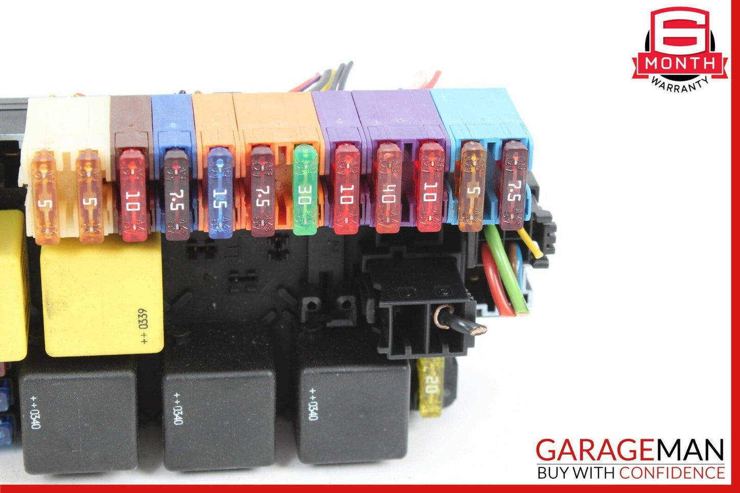 03-12 Mercedes R230 SL500 SL55 AMG Front Left SAM Fuse Box Control Module Assy