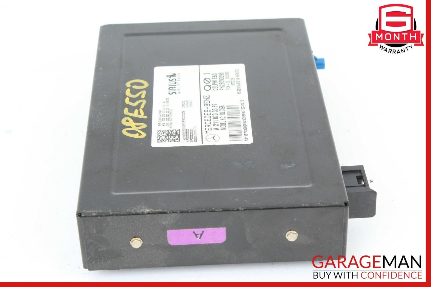 03-11 Mercedes GL450 CLS550 E550 Sirius Satellite Radio Receiver Module Unit