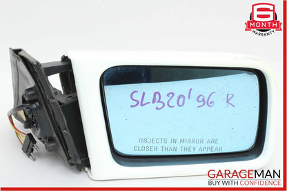 90-96 Mercedes R129 SL320 Front Right Side Mirror Door Rear View Polar White