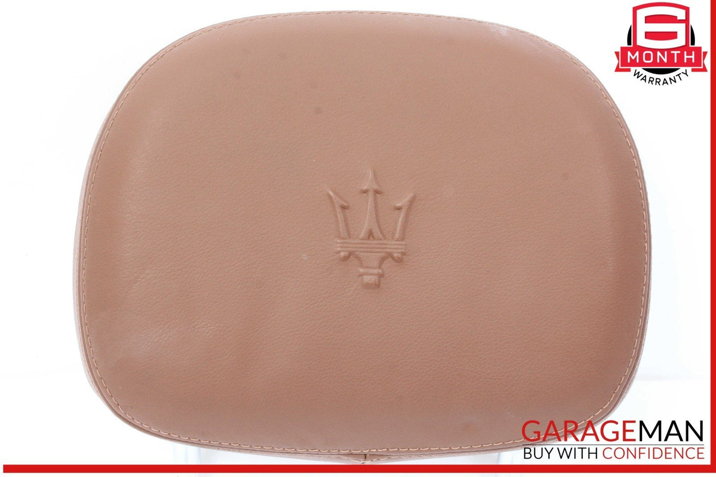 14-22 Maserati Ghibli Front Left / Right Side Seat Headrest Head Rest Brown OEM