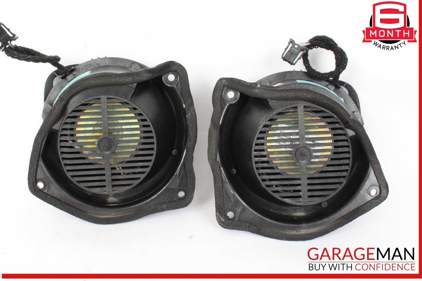 97-04 Mercedes R170 SLK320 Front Right & Left Side Door Sound Speaker Set OEM