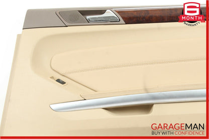07-12 Mercedes X164 GL450 Rear Right Side Complete Interior Door Panel Brown