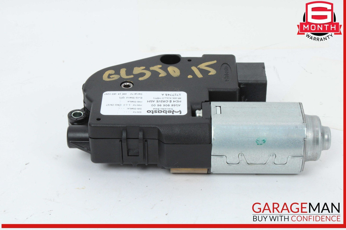 12-19 Mercedes X166 GL550 ML63 Roof Sun Shade Screen Roller Blind Motor OEM