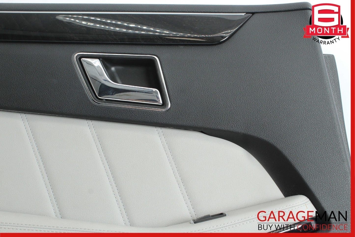 10-13 Mercedes W212 E350 E550 Rear Left Driver Side Interior Door Panel Grey