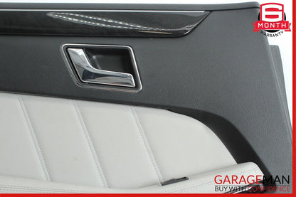 10-13 Mercedes W212 E350 E550 Rear Left Driver Side Interior Door Panel Grey