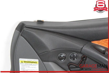 03-06 Mercedes R230 SL500 SL55 AMG Front Right Interior Door Panel Trim Assy