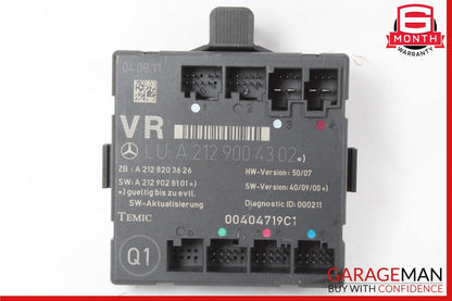 08-18 Mercedes W212 E350 E550 E400 Front Right Side Door Control Module OEM