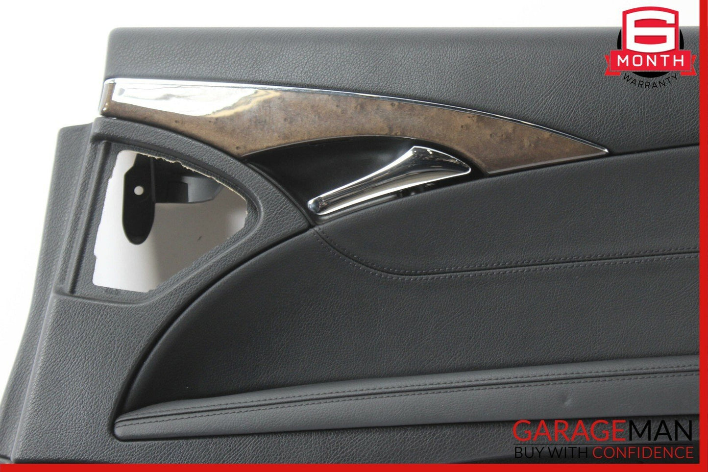 07-09 Mercedes W211 E350 Rear Right Side Interior Door Panel Black OEM